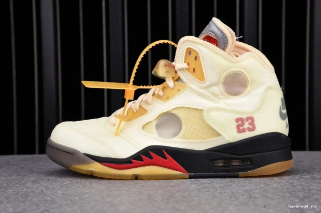 OFF-WHITE DH8565-100 Jordan Sail Retro 5 0807